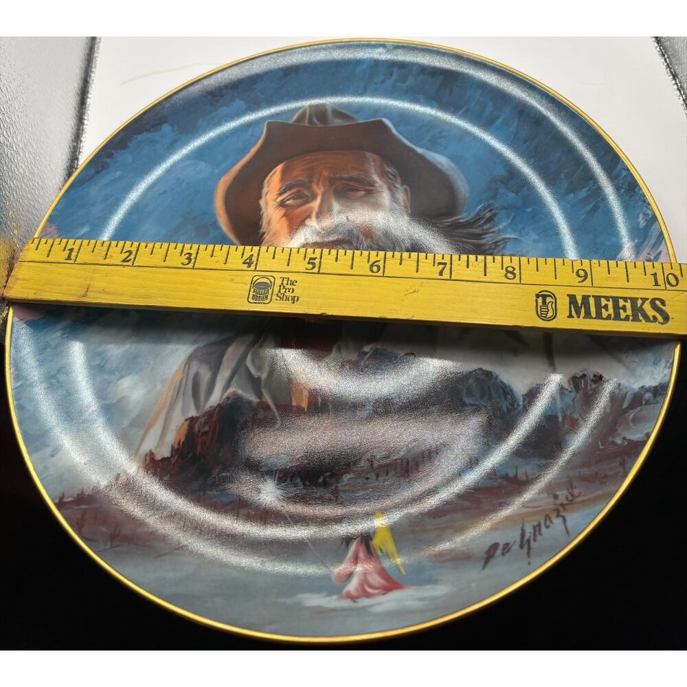 Vintage De Grazia The Superstition Mountain Decorative Plate #7886 of 10,000 - Picture 6 of 6